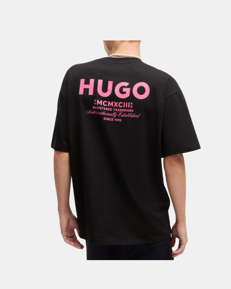 Camisetas Manga corta Hombre HUGO Negro 50509776 NALONO