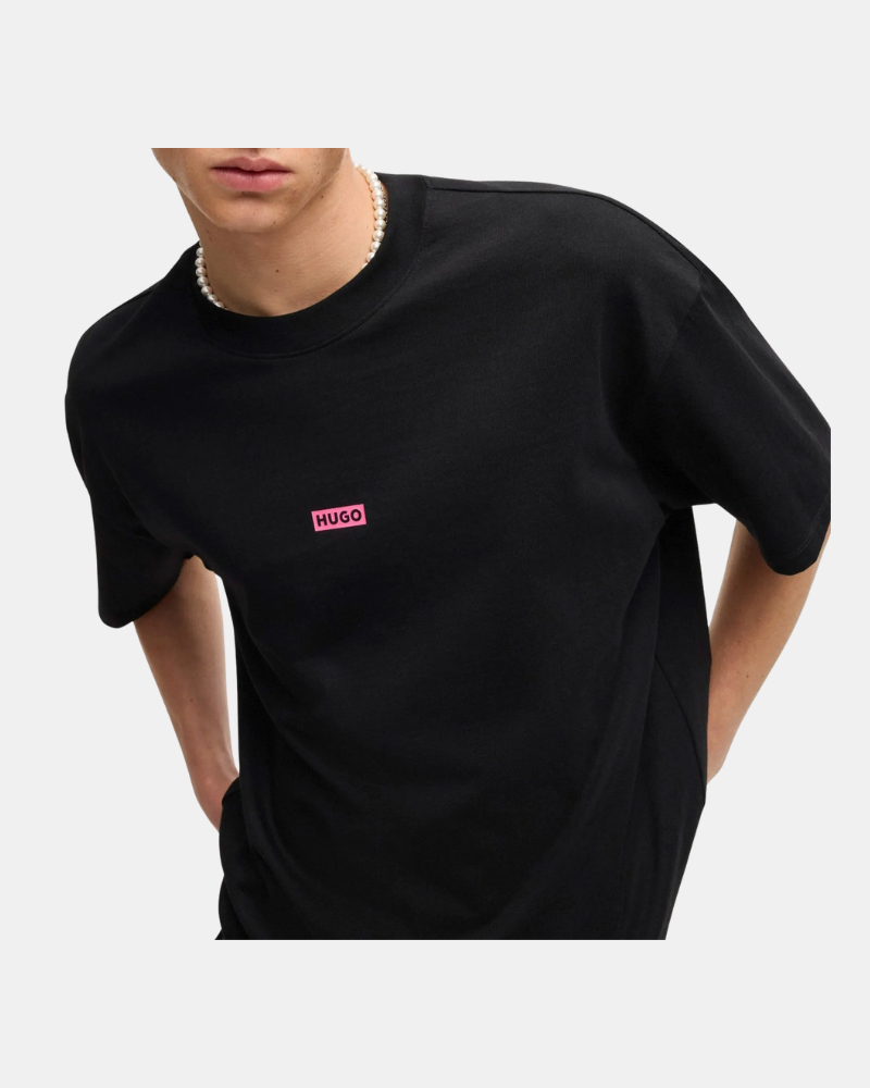 Camisetas Manga corta Hombre HUGO Negro 50509776 NALONO