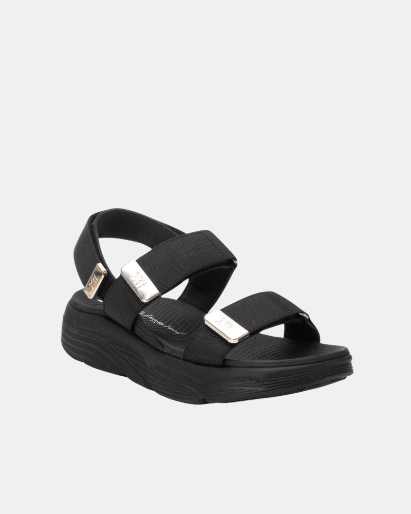 Sandálias para fascite plantar Mulher XTI pretas 144073