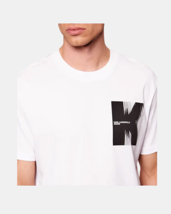 Camisetas Manga corta Hombre Karl Lagerfeld Blanco B1M17066
