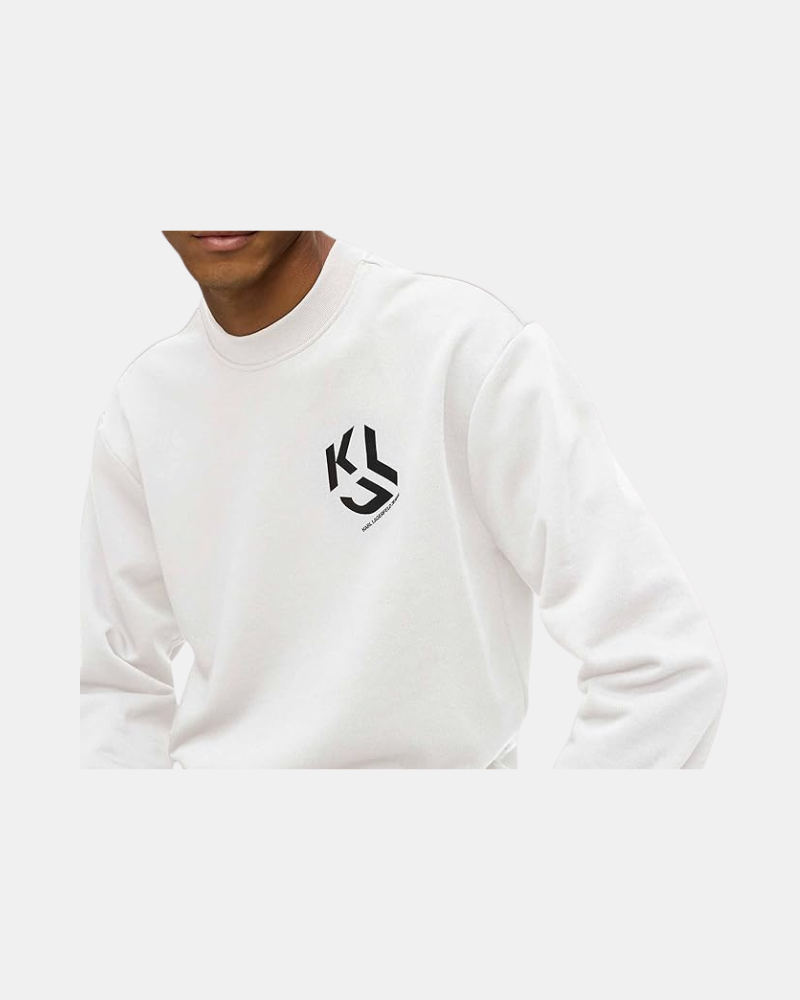 Sudaderas Manga larga Hombre Karl Lagerfeld Blanco B1M20050