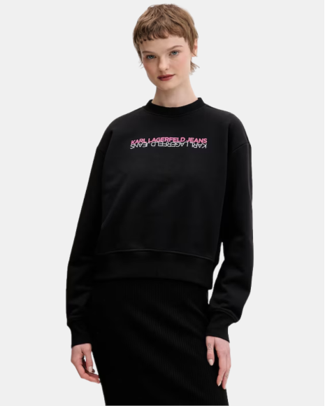Sudaderas Manga larga Mujer Karl Lagerfeld Negro B1W20041