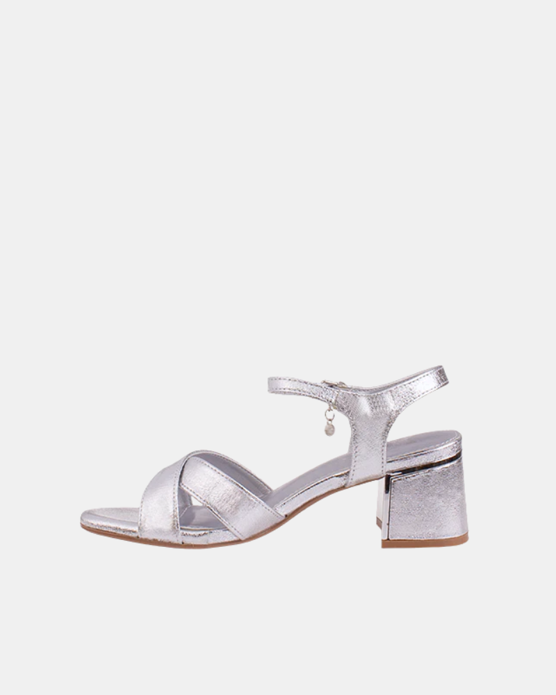 Sandalias Abiertas Mujer XTI Plata 145344