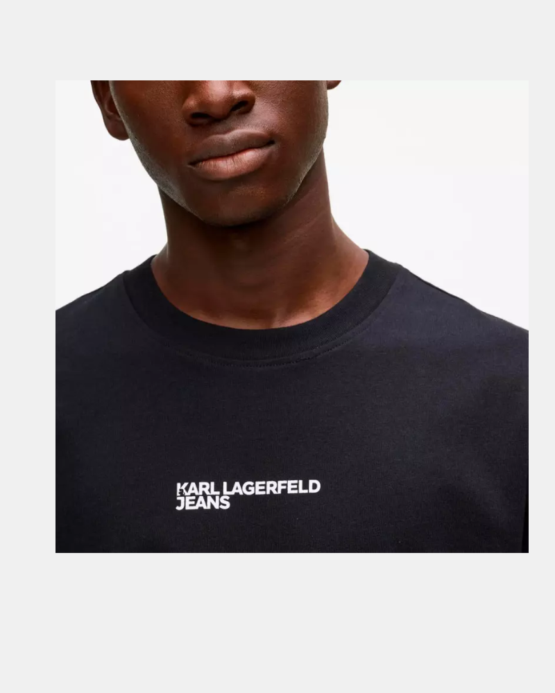 Camisetas Manga corta Hombre Karl Lagerfeld Negro B2M17090