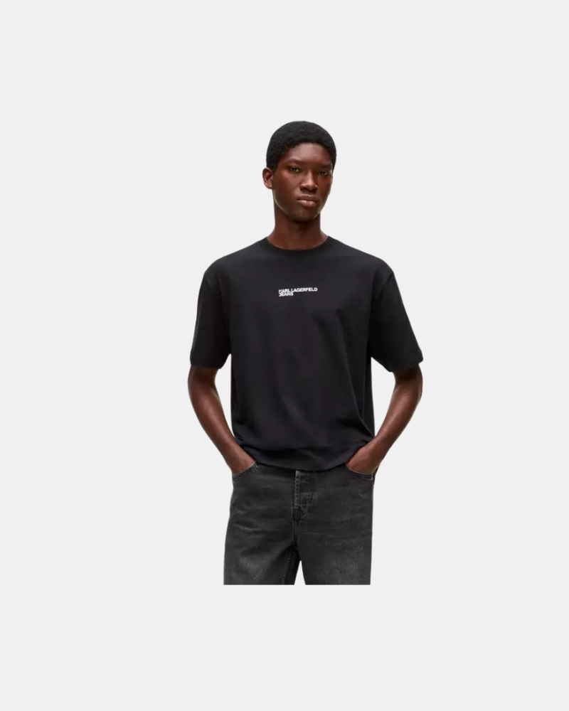 Camisetas Manga corta Hombre Karl Lagerfeld Negro B2M17090