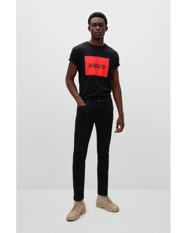 HUGO 50467952 DULIVE222 Camisetas Manga corta Hombre Negro