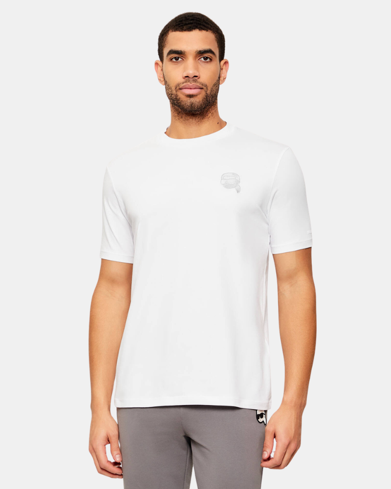 Camisetas de manga comprida para homem Karl Lagerfeld Branco 755023 561235