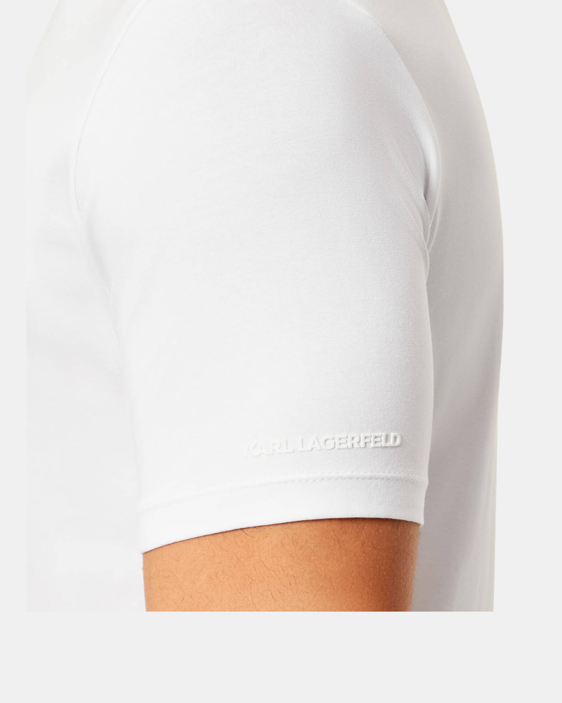 Camisetas de manga comprida para homem Karl Lagerfeld Branco 755023 561235