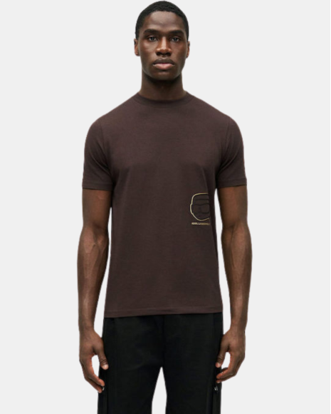 Camisetas Manga corta Hombre Karl Lagerfeld Negro 755035 561235