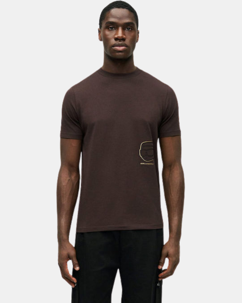 Camisetas Manga corta Hombre Karl Lagerfeld Negro 755035 561235