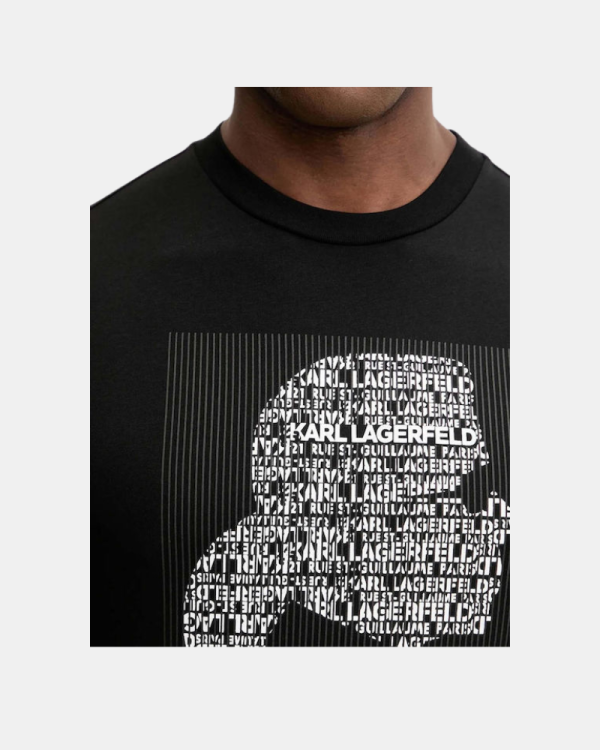 Camisetas Manga corta Hombre Karl Lagerfeld Negro 755075 561252