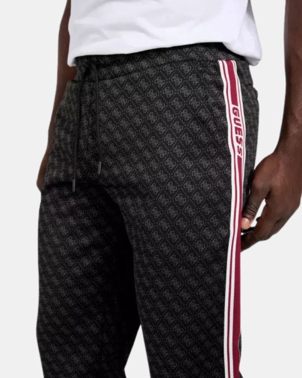 Calças compridas de treino para homem GUESS pretas Z5BB19K2042