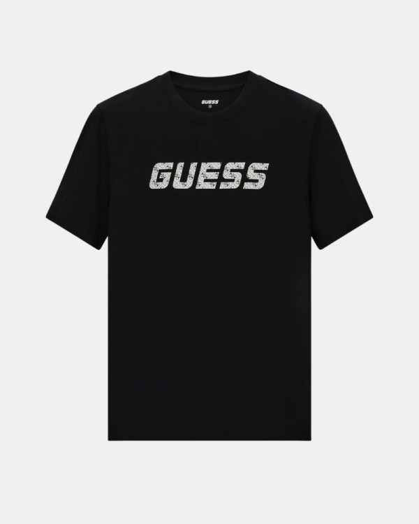 Camisetas de manga curta para homem GUESS Preto Z6RI15 I3Z14