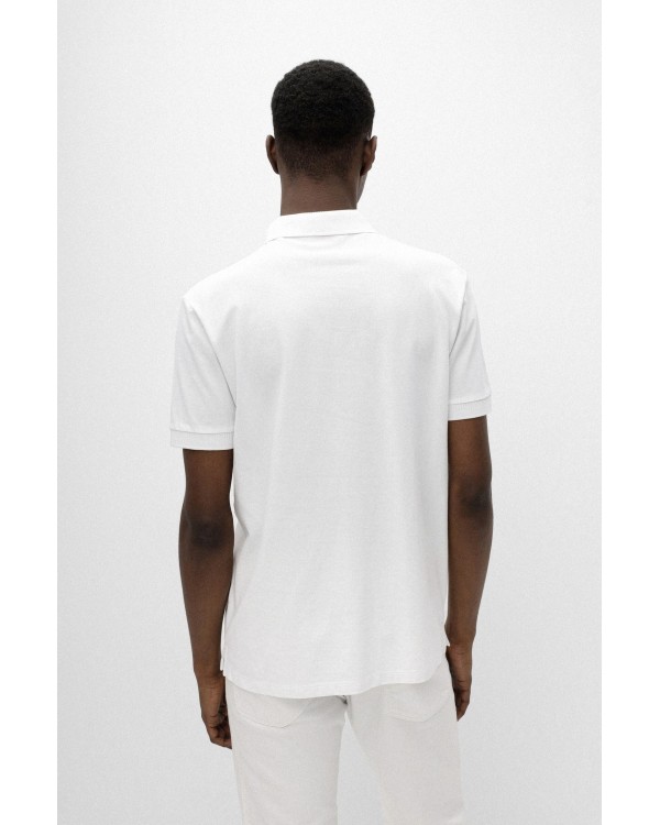 HUGO 50466202 DERESO222 Camisetas Manga corta Polos Hombre Blanco