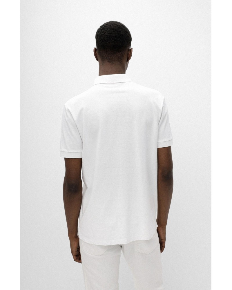 HUGO 50466202 DERESO222 Camisetas Manga corta Polos Hombre Blanco
