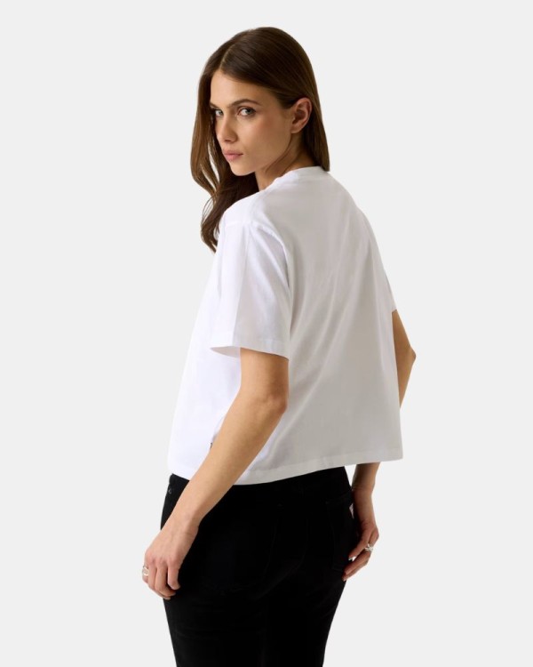 Camisetas Manga curta Mulher GUESS Branco W4YI73 K8HM0