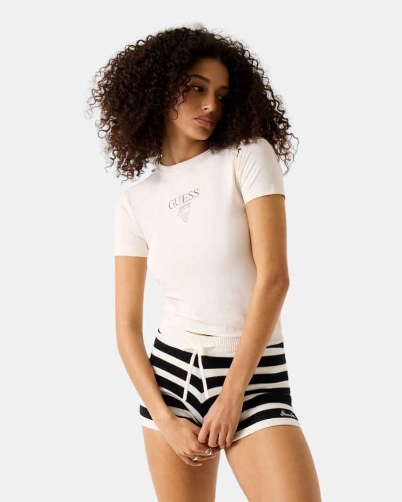 Camisetas Manga corta Mujer GUESS Beige W6RI15 J1314