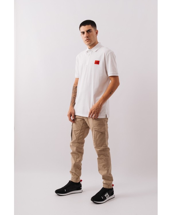 HUGO 50466202 DERESO222 Camisetas Manga corta Polos Hombre Blanco