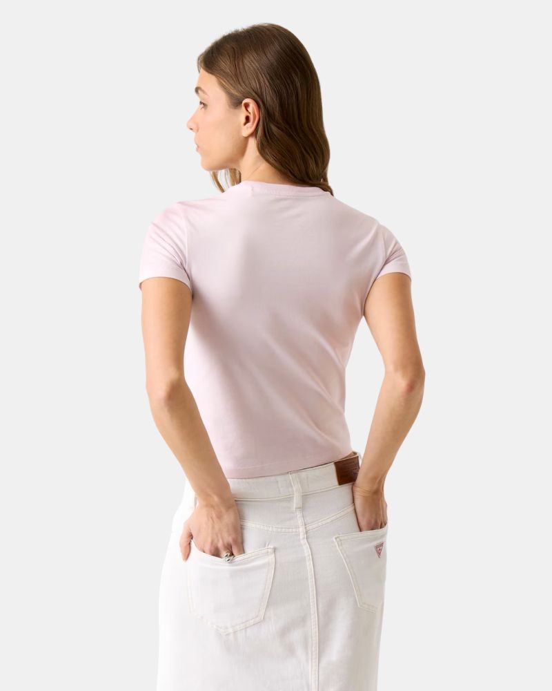 Camisetas de manga curta Mulher GUESS Rosa W6RI15 J1314