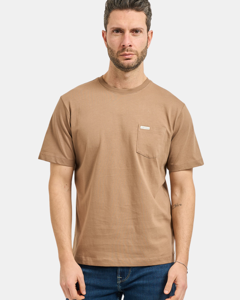 Camisetas Manga corta Hombre GUESS Taupe M5RI74 K8FQ4