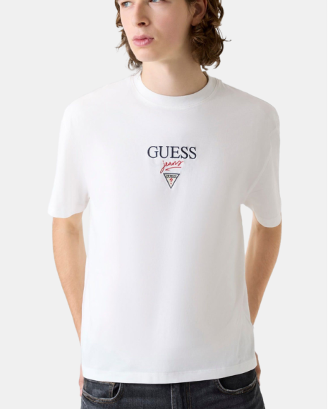 Camisetas Manga corta Hombre GUESS Blanco M6RI45 K8HM0