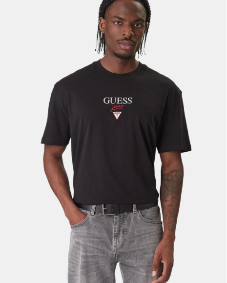 Camisetas Manga corta Hombre GUESS Negro M6RI45 K8HM0