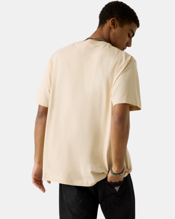 Camisetas Manga curta Homem GUESS Bege M4YI46 K8FQ4