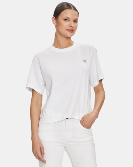 Camisetas Manga corta Mujer GUESS Blanco W4YI05 K8HM0