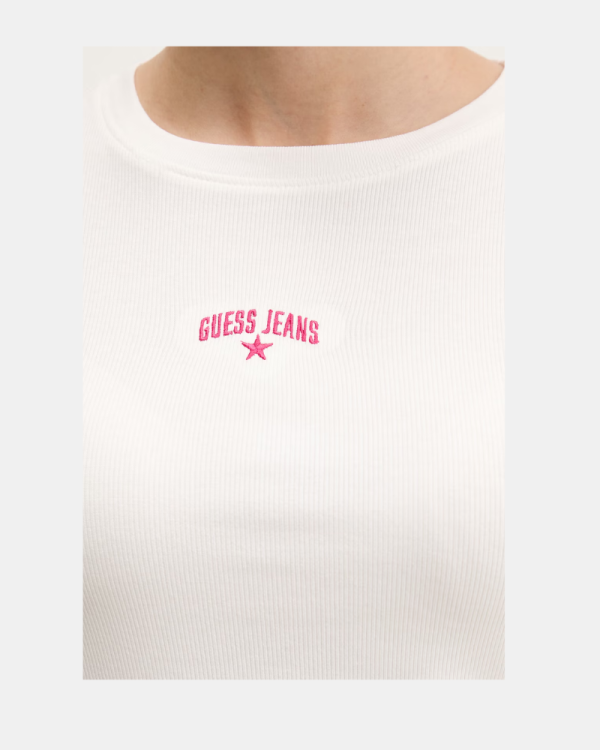 Camisetas Manga corta Mujer GUESS Blanco W6GPZ3 KA0H1