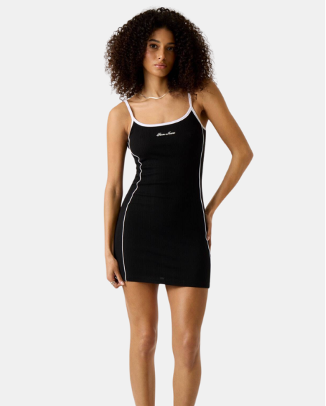 Vestidos  Top Mujer GUESS Negro W6GKY1 KF641