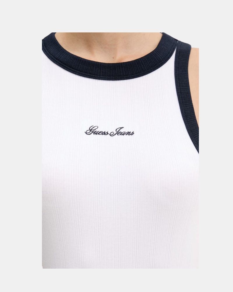 Camisetas Top Mujer GUESS Blanco W6GPZ8 KF641