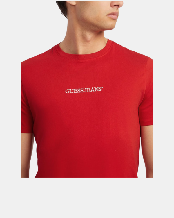 Camisetas Manga curta Homem GUESS Vermelho M4YI52 K8HM0