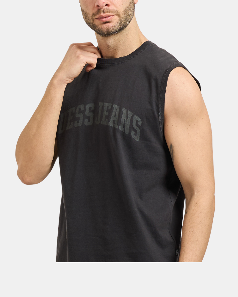 Camisetas de manga curta para homem GUESS Preto M6GPB2 K8FQ4