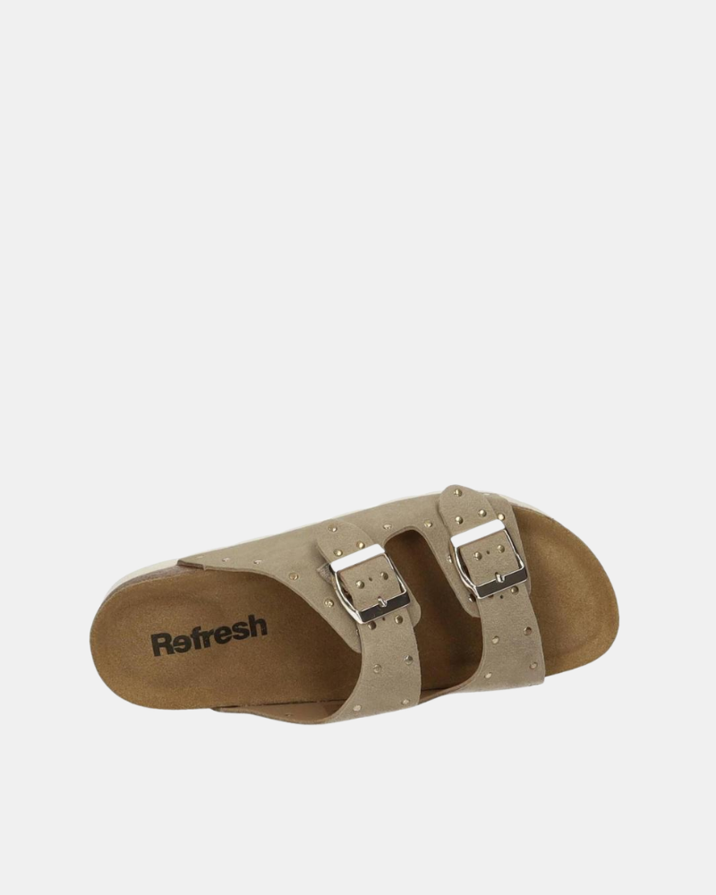Sandalias Mujer REFRESH Beige 175009