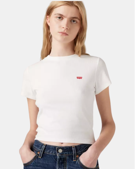 Camisetas Manga corta Mujer LEVIS Blanco A7419 0013 ESSENTIAL SPORTY TEE