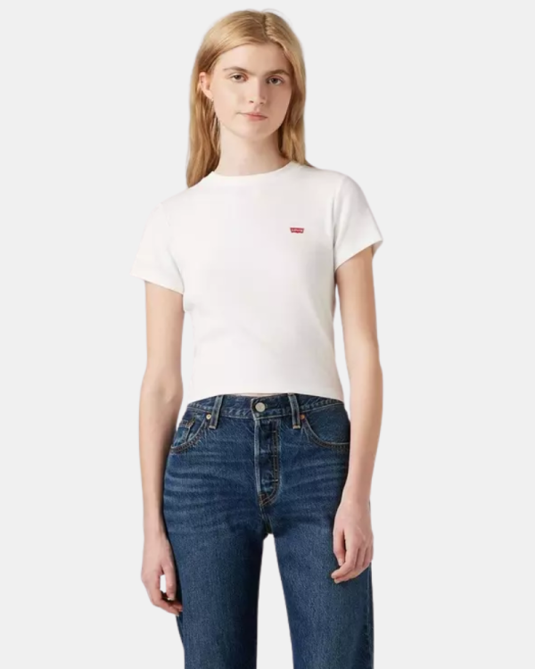 Camisetas Manga corta Mujer LEVIS Blanco A7419 0013 ESSENTIAL SPORTY TEE