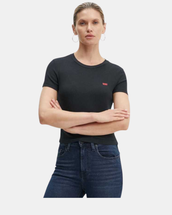 Camisetas Manga corta Mujer LEVIS Negro A7419 0014 ESSENTIAL SPORTY TEE