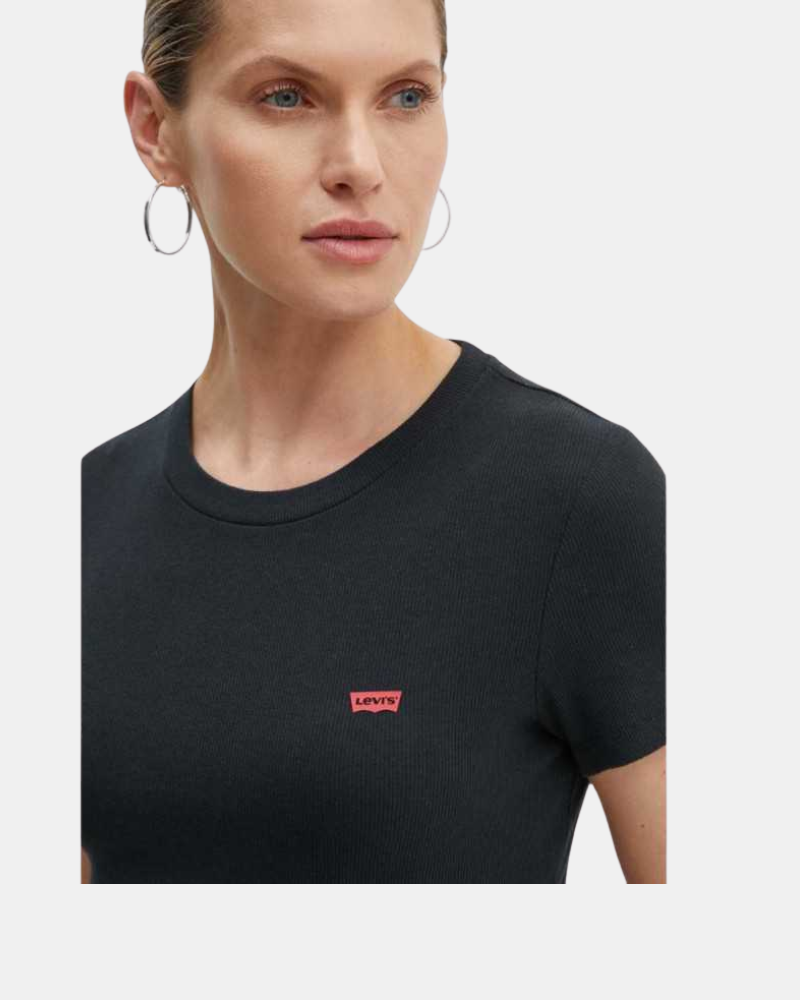 Camisetas Manga corta Mujer LEVIS Negro A7419 0014 ESSENTIAL SPORTY TEE