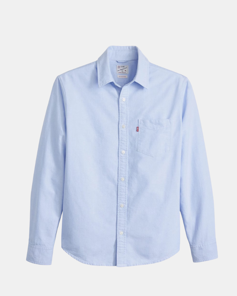 Camisas de Manga Comprida para Homem LEVIS Azul 85746 0157 SUNSET 1 BOLSO TONALIDADES NEUTRAS