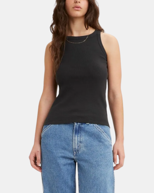 Camisetas Top Mujer LEVIS Negro A3381 0001 ESSENTIAL RACER TANK