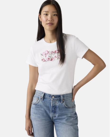 Camisetas Manga corta Mujer LEVIS Blanco 17369 3387 THE PERFECT TEE