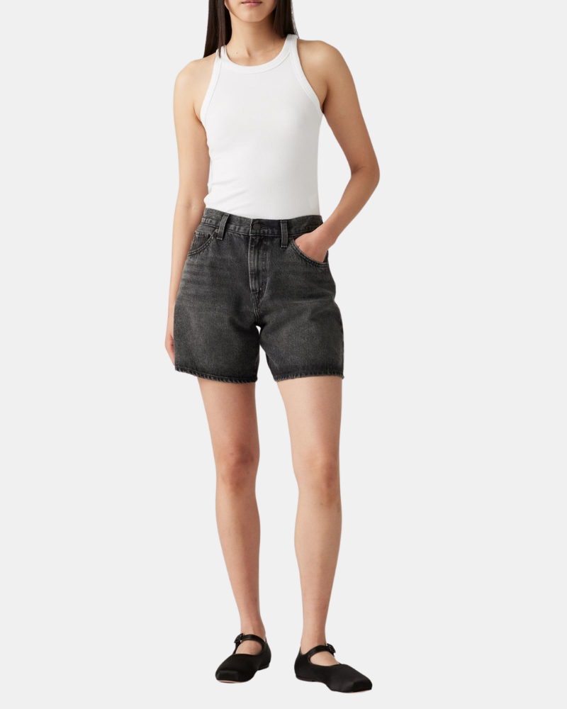 Pantalones Shorts Mujer LEVIS Negro A9311 0003 HIGH BAGGY SHORT