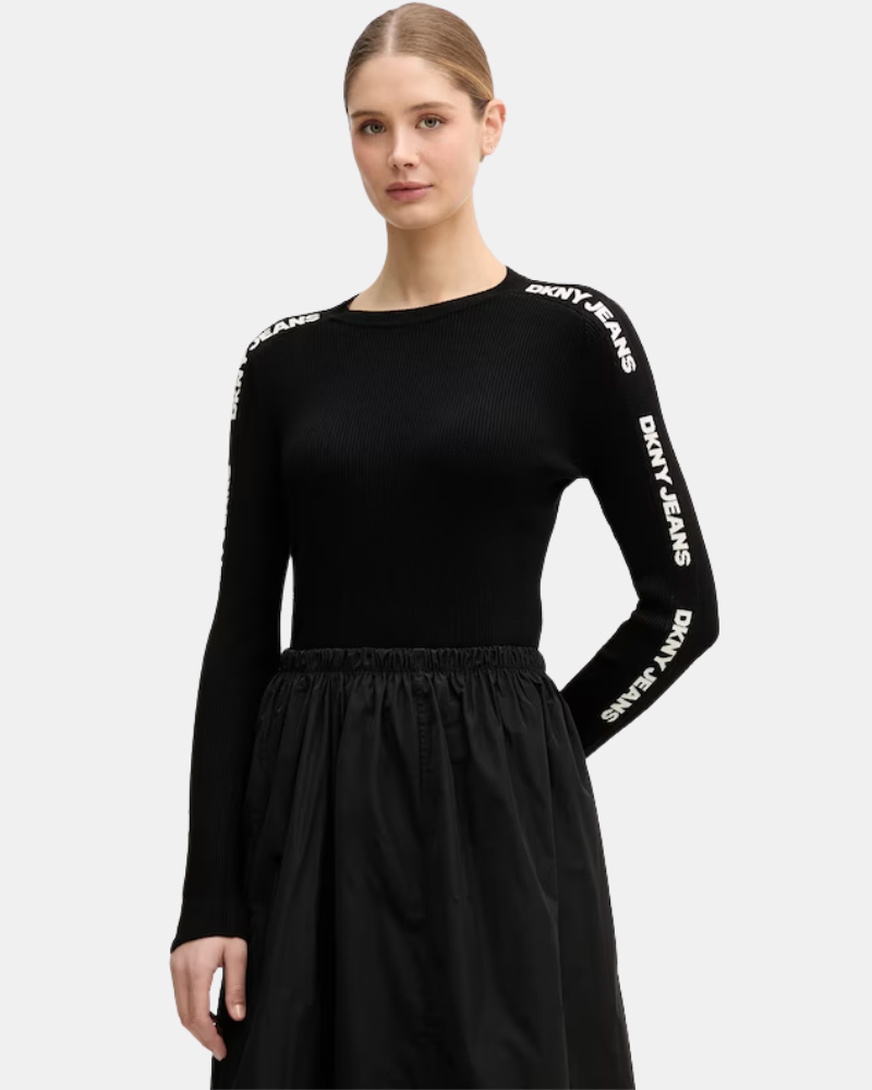 Camisola de manga comprida Mulher DKNY Preta DJ6R0104