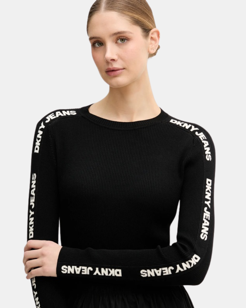 Camisola de manga comprida Mulher DKNY Preta DJ6R0104