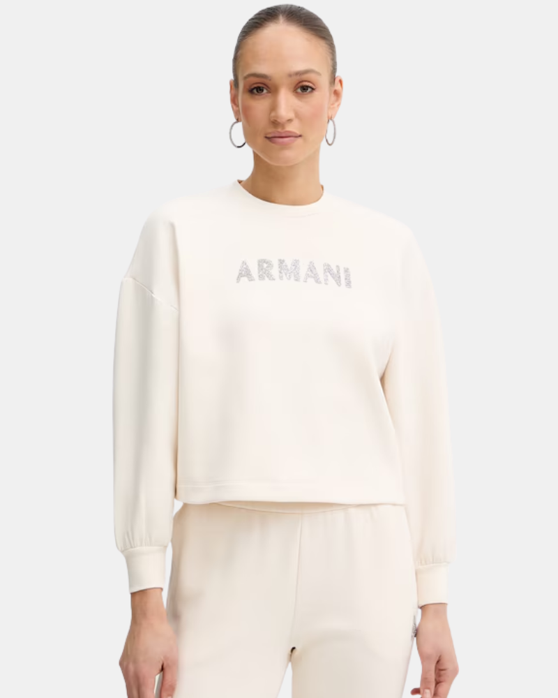 Camisola de manga comprida para mulher ARMANI EXCHANGE Bege XW002049 AF21298