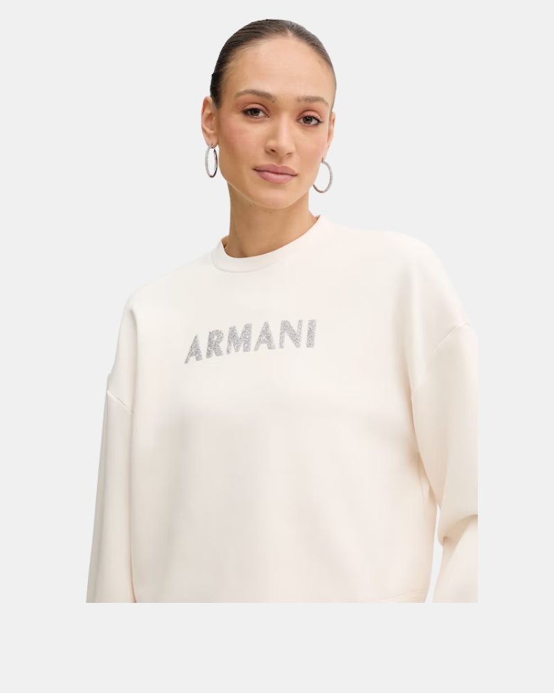 Camisola de manga comprida para mulher ARMANI EXCHANGE Bege XW002049 AF21298
