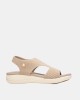 Sandalias Abiertas Mujer XTI Beige 145154
