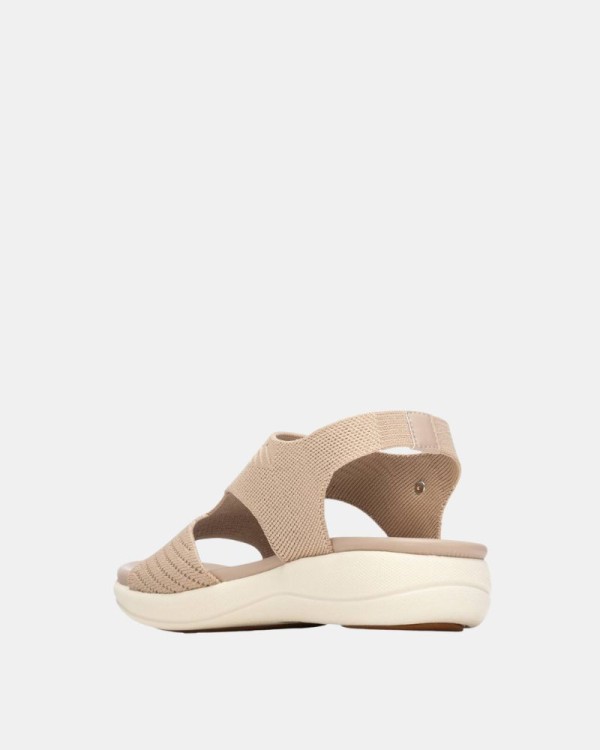 Sandalias Abiertas Mujer XTI Beige 145154