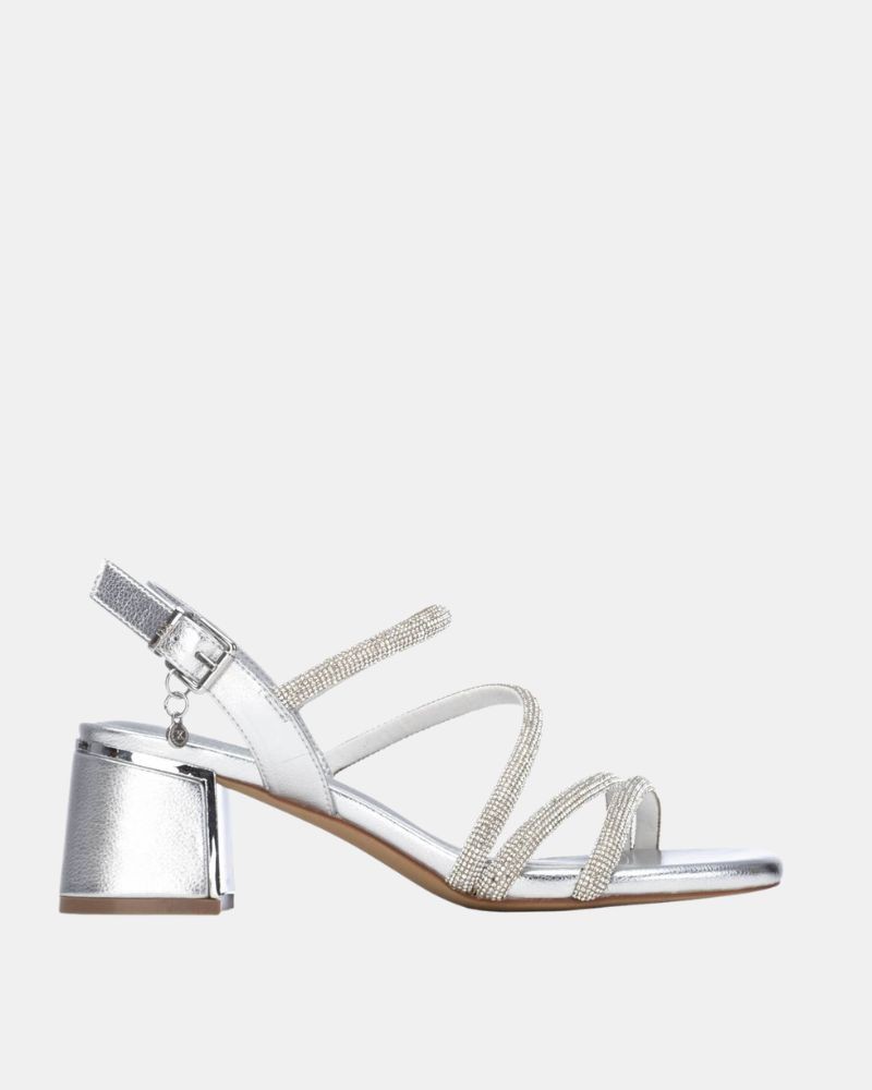 Sandalias Abiertas Mujer XTI Plata 145260