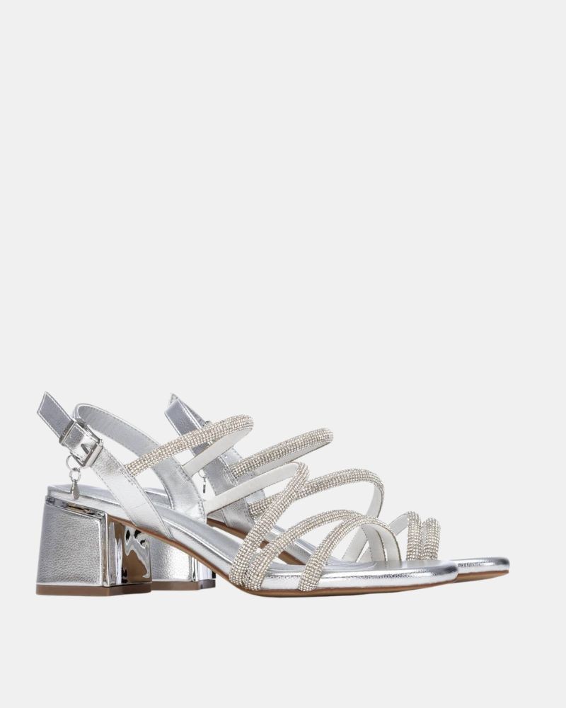 Sandalias Abiertas Mujer XTI Plata 145260